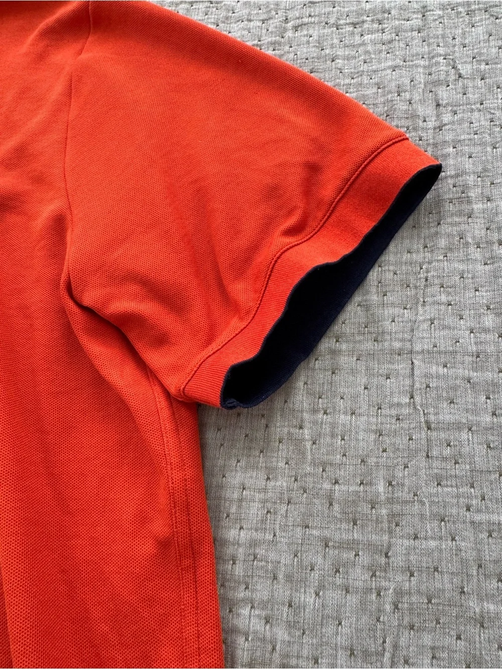Hermès Sellier Button Stretch Pique Short Sleeve Men’s Polo ~ Made in Italy